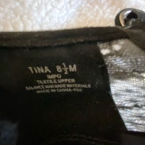 Black Mary Jane Lace Pumps